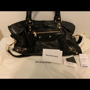 Balenciaga Giant Gold City Bag